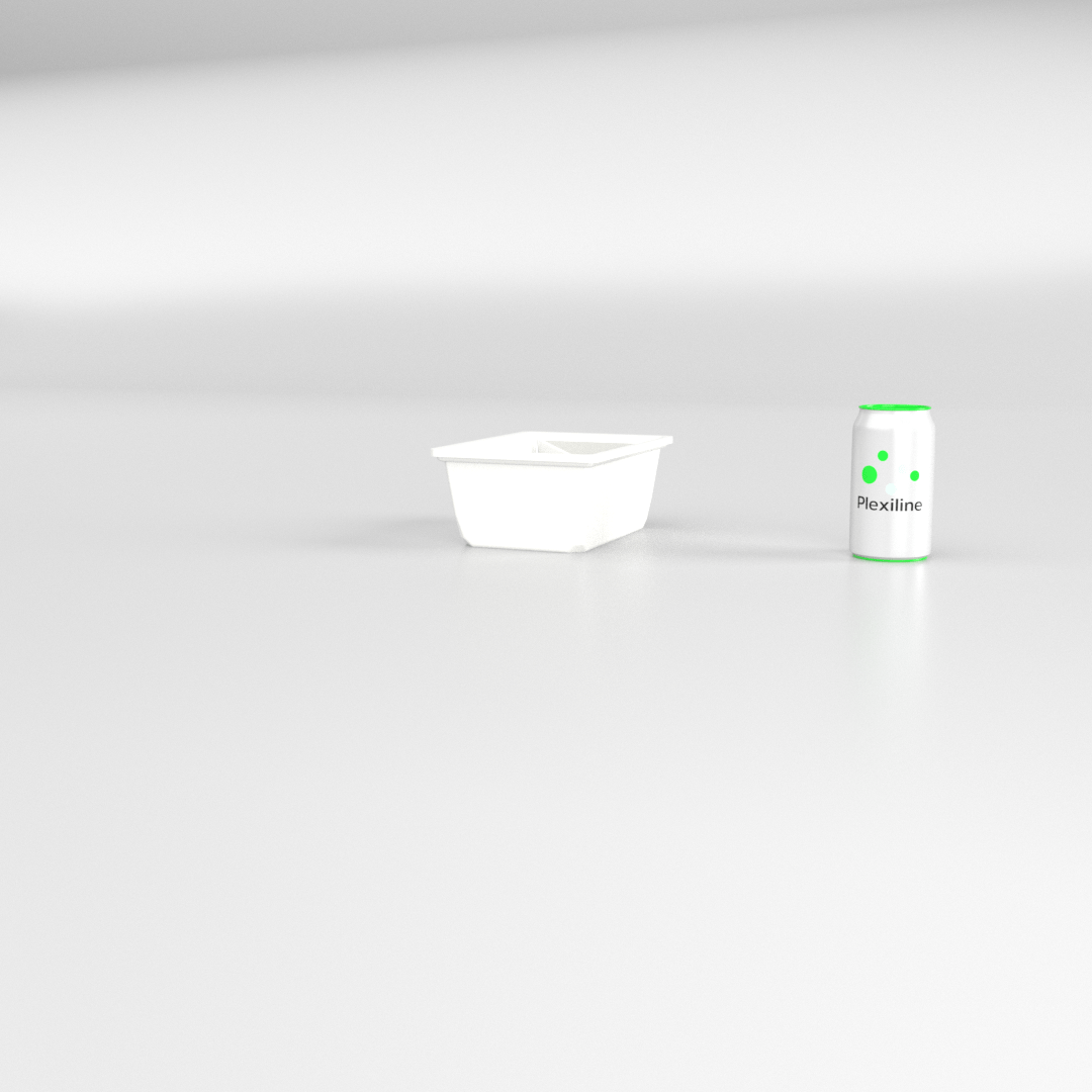 SALADIER RECTANGULAIRE 1 LITRE BLANC