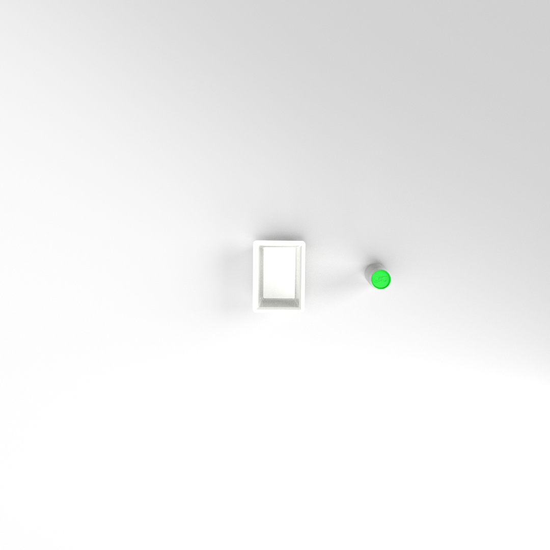 SALADIER RECTANGULAIRE 1 LITRE BLANC