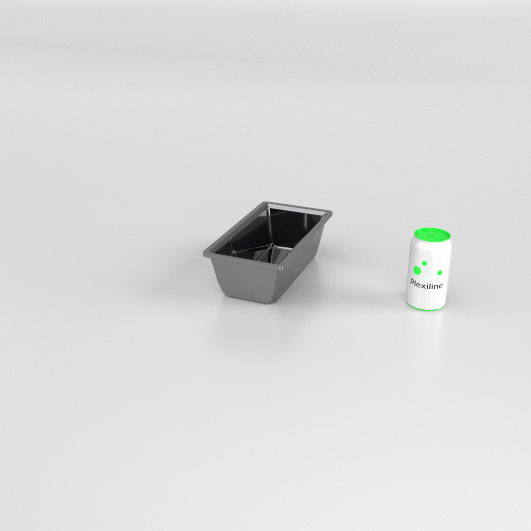 SALADIER RECTANGULAIRE 1,5 LITRE NOIR