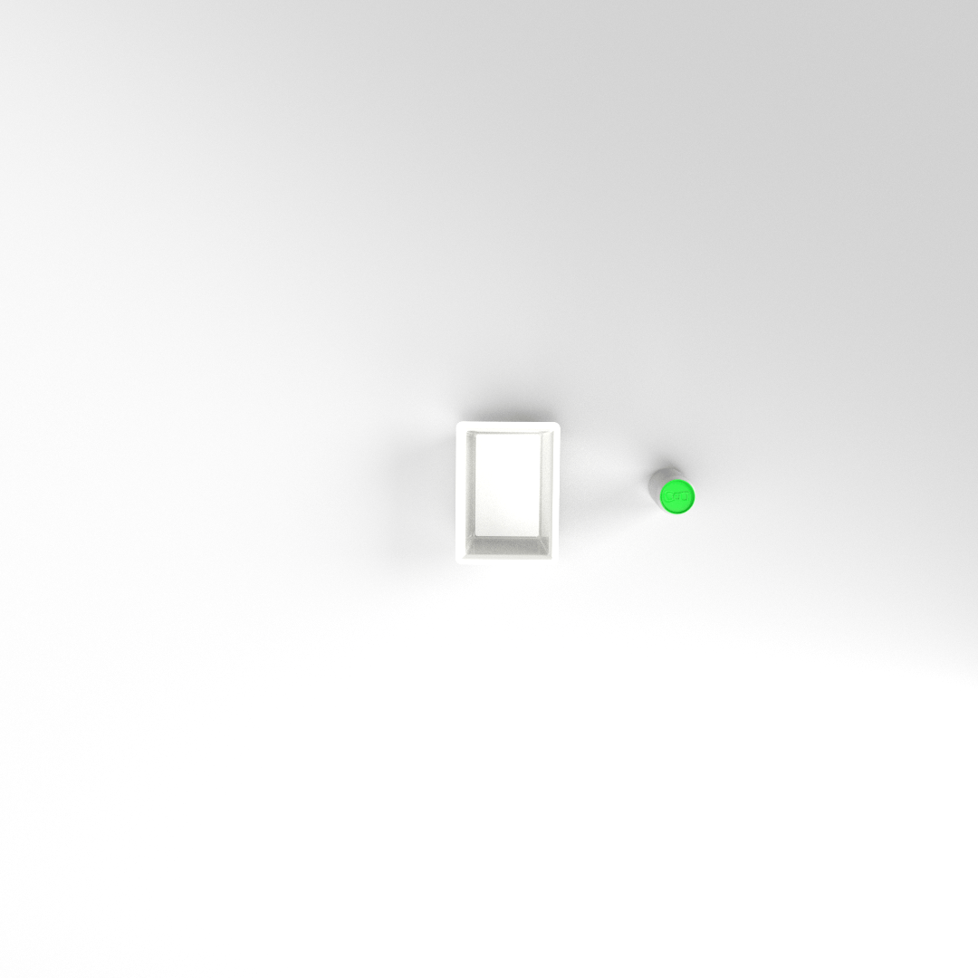 SALADIER RECTANGULAIRE 2 LITRES BLANC