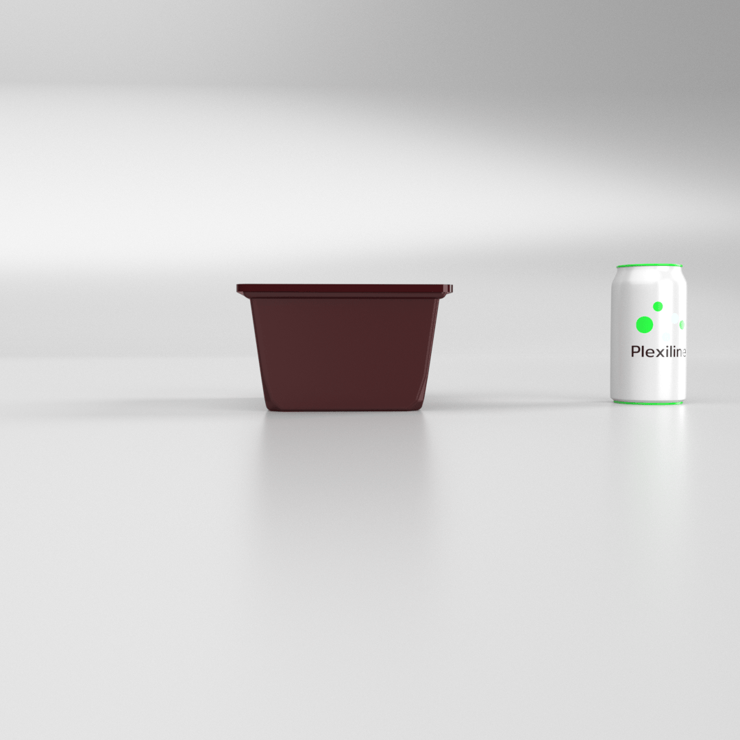 SALADIER RECTANGULAIRE 2 LITRES BORDEAUX
