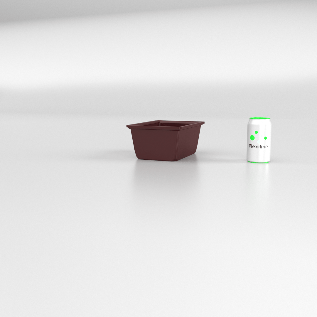 SALADIER RECTANGULAIRE 2 LITRES BORDEAUX