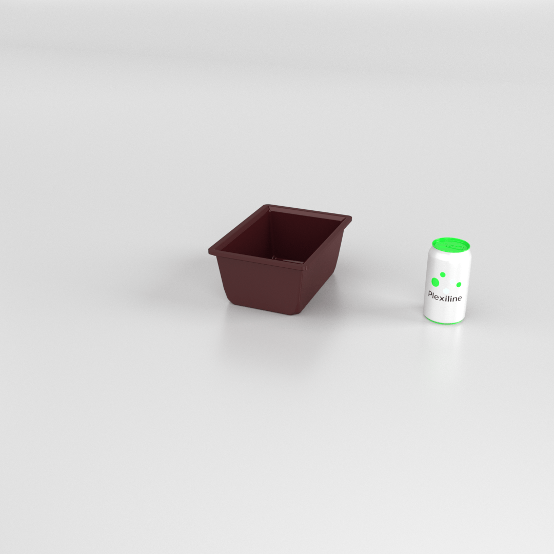 SALADIER RECTANGULAIRE 2 LITRES BORDEAUX