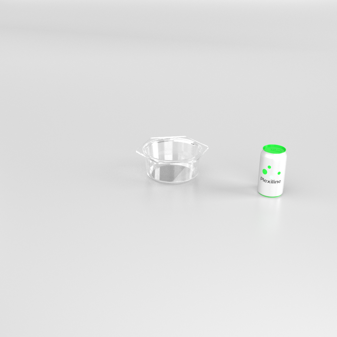 SALADIER ROND HEXAGONAL 1,5 L TRANSPARENT