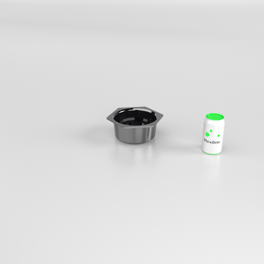 SALADIER ROND HEXAGONAL 1,5 L NOIR