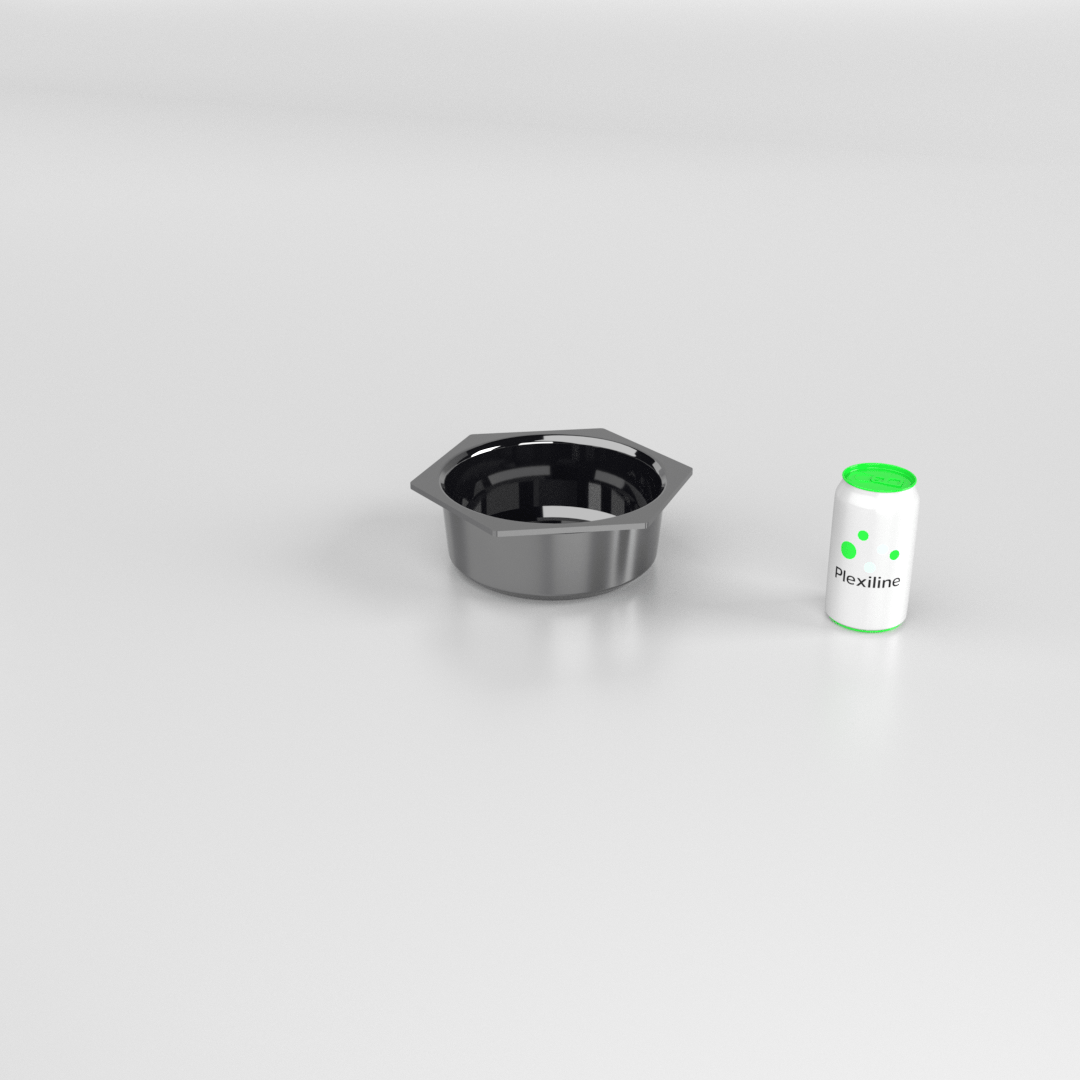 SALADIER ROND HEXAGONAL 2,5 L NOIR