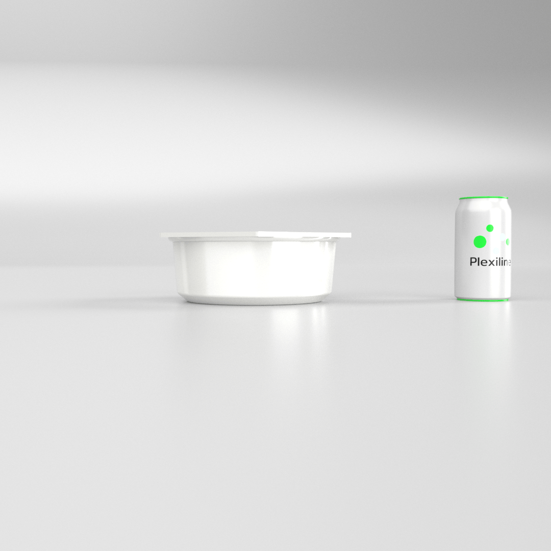 SALADIER ROND HEXAGONAL 2,5 L BLANC