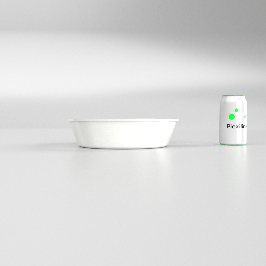 SALADIER OVAL 325 X 265 X 65 MM BLANC