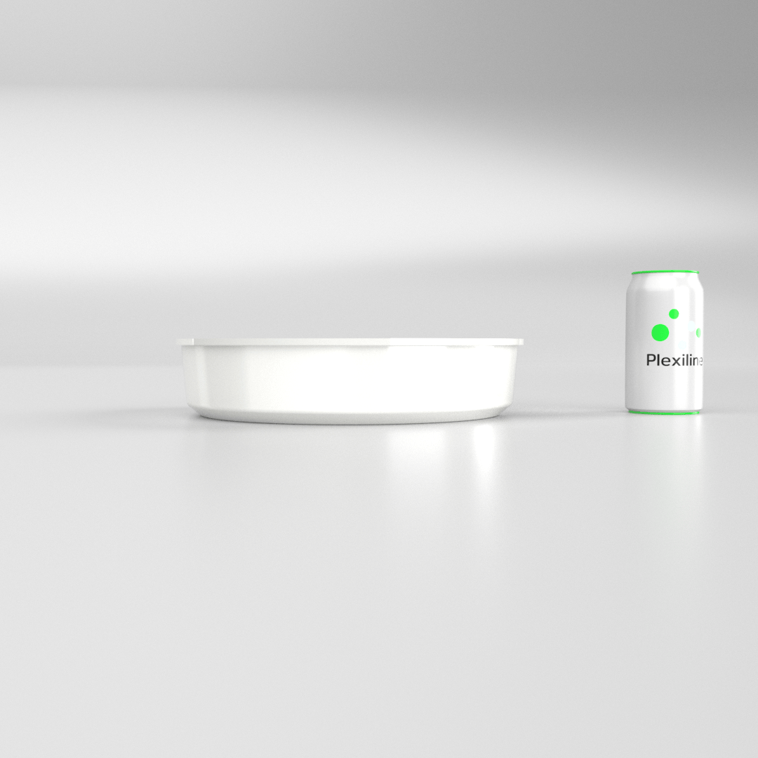 SALADIER ROND 300 X 65 MM BLANC