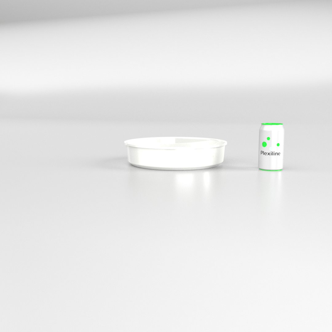 SALADIER ROND 300 X 65 MM BLANC