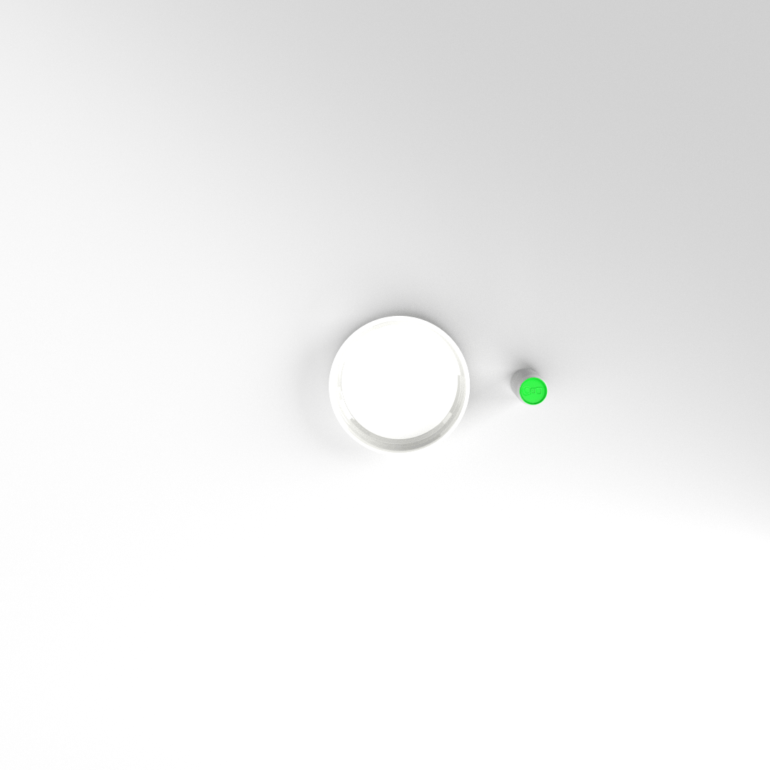 SALADIER ROND 300 X 65 MM BLANC