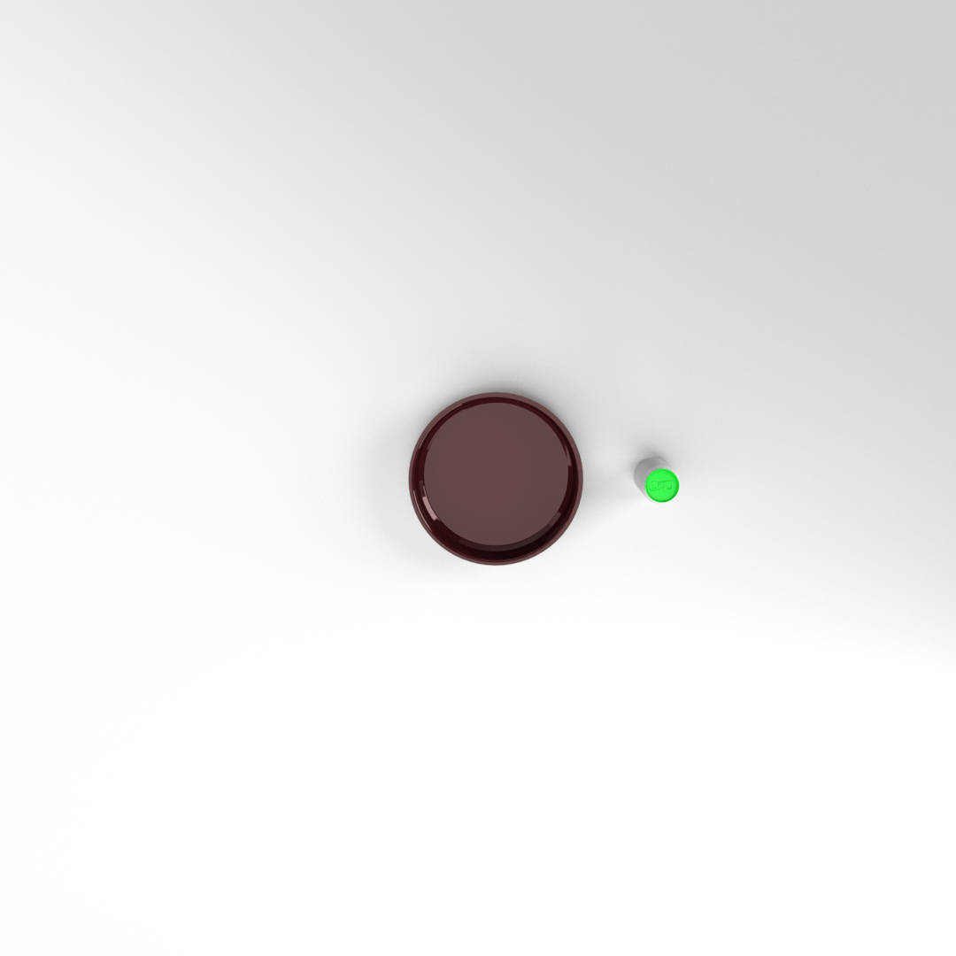 SALADIER ROND 300 X 65 MM BORDEAUX