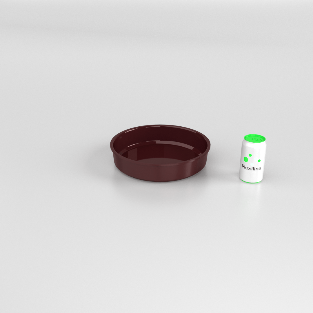 SALADIER ROND 300 X 65 MM BORDEAUX