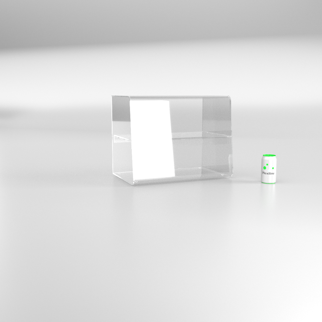 VITRINE DOUBLE FERMEE K2 TRANSPARENT