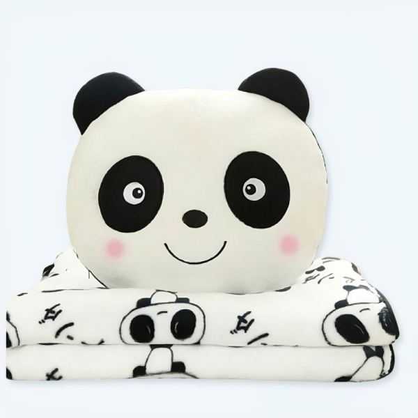 Boldog panda plüss plüss takaróval Boldog panda plüss plüss takaróval