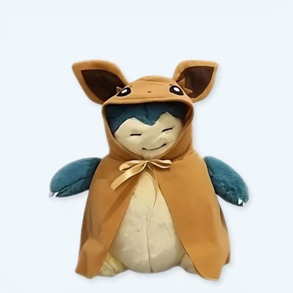Ronflex plüssfigura Eevee jelmezben Ronflex plüssfigura Eevee jelmezben