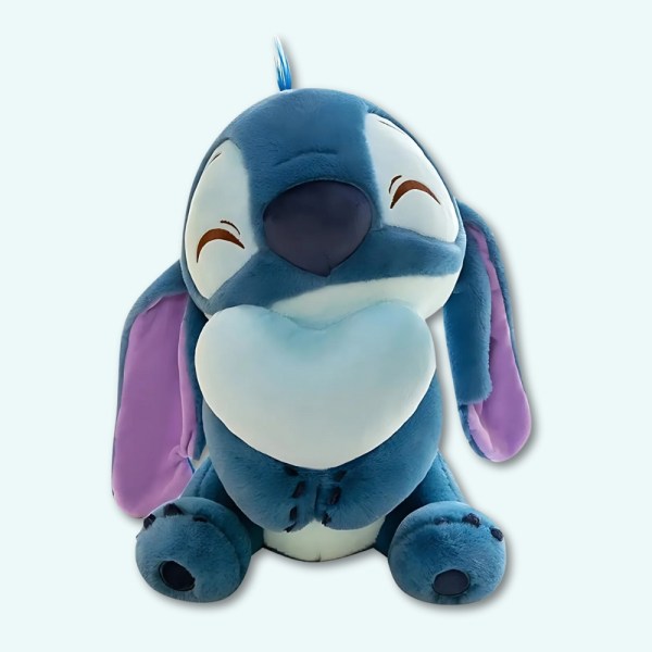Stitch plüssfigura szívvel Stitch plüssfigura szívvel