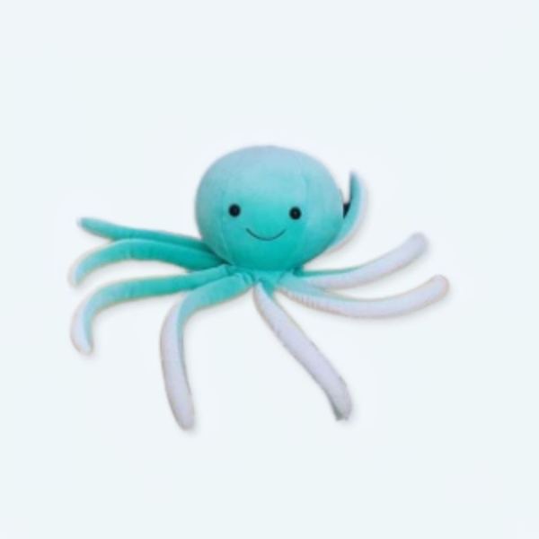 Aranyos polip kék plüssből Aranyos polip kék plüssből