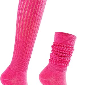 American Trends Womens Slouch Socks Extra Long Scrunch Socks Knee High Socks Boot Socks