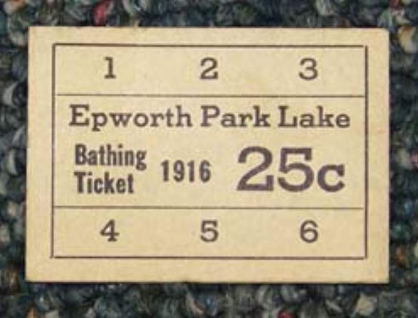 Lake Bathing Ticket Lake Bathing Ticket