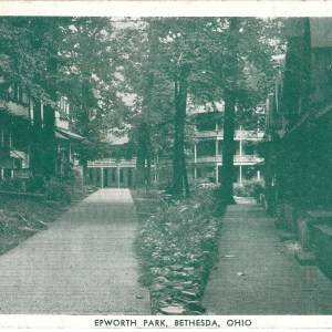 Postcard: Hotel from down Osborn/Epworth Avenue Postcard: Hotel from down Osborn/Epworth Avenue