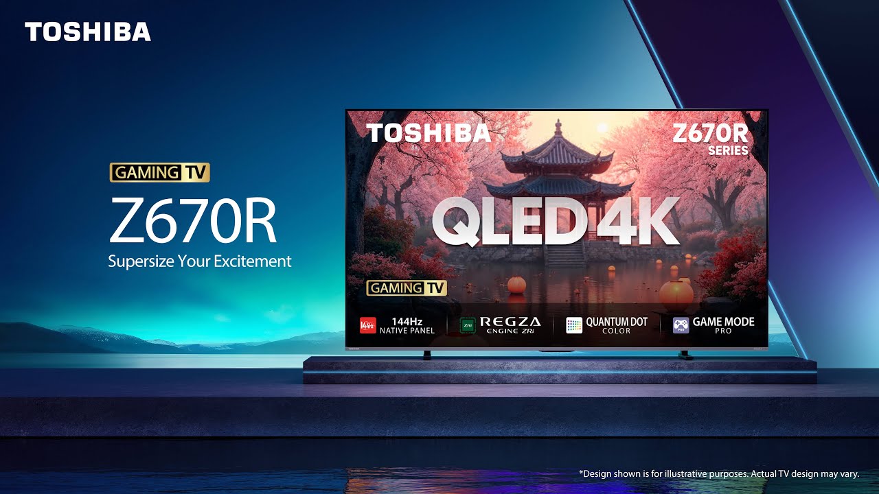 Toshiba Z670R QLED 4K Smart Gaming TV Toshiba Z670R QLED 4K Smart Gaming TV