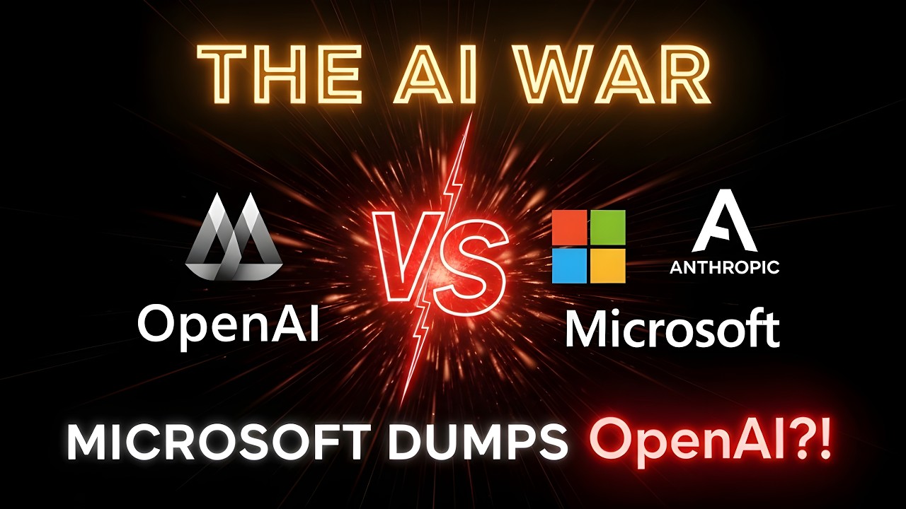 Microsoft Dumps OpenAI?! The AI War Just Exploded! Microsoft Dumps OpenAI?! The AI War Just Exploded!