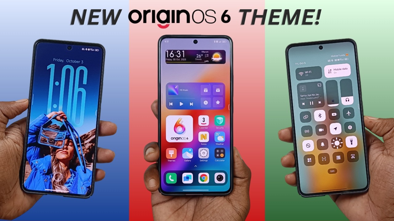 New Origin OS 6 Theme For Xiaomi Redmi & Poco Devices! HyperOS 1 & 2 New Origin OS 6 Theme For Xiaomi Redmi & Poco Devices! HyperOS 1 & 2