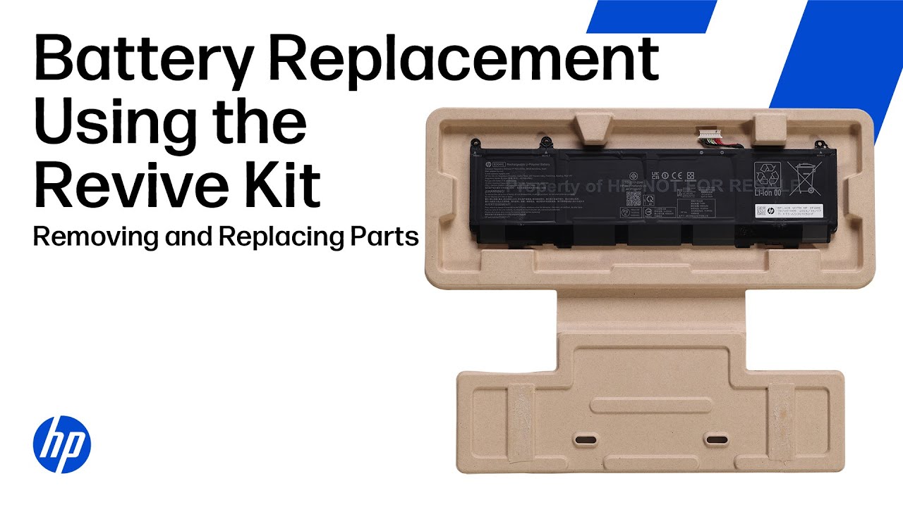 Battery replacement using the revive kit | HP Support Battery replacement using the revive kit | HP Support