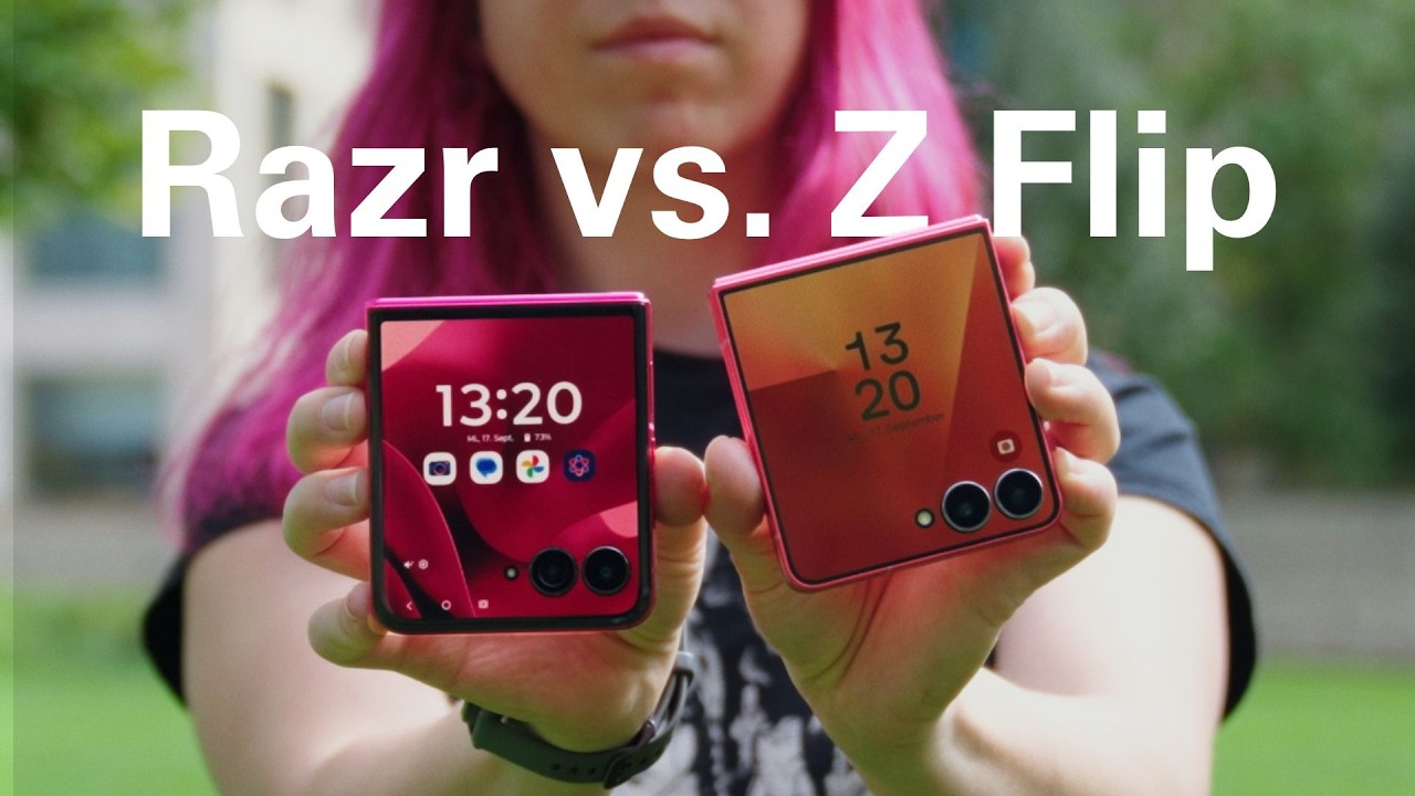 Motorola Razr 60 Ultra vs. Samsung Z Flip7-Flip-Phones in everyday test Motorola Razr 60 Ultra vs. Samsung Z Flip7-Flip-Phones in everyday test