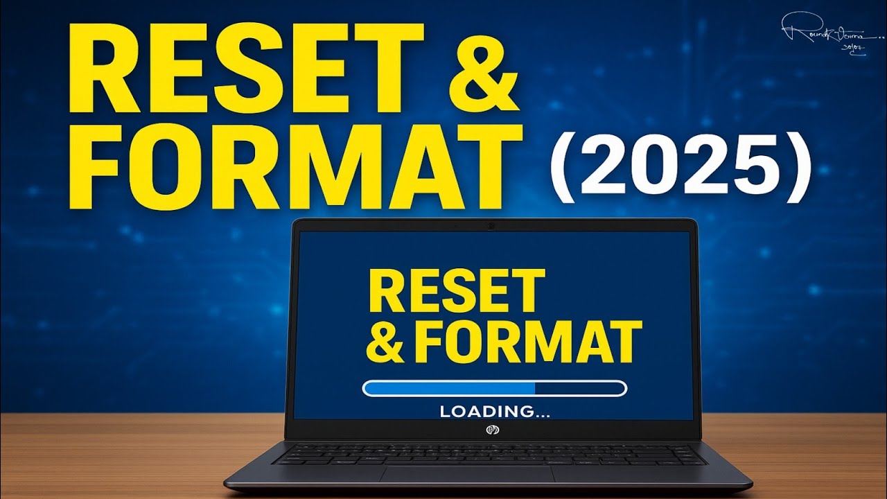 How to Resetting hp Laptop and Formatting Your Laptop (2025) How to Resetting hp Laptop and Formatting Your Laptop (2025)