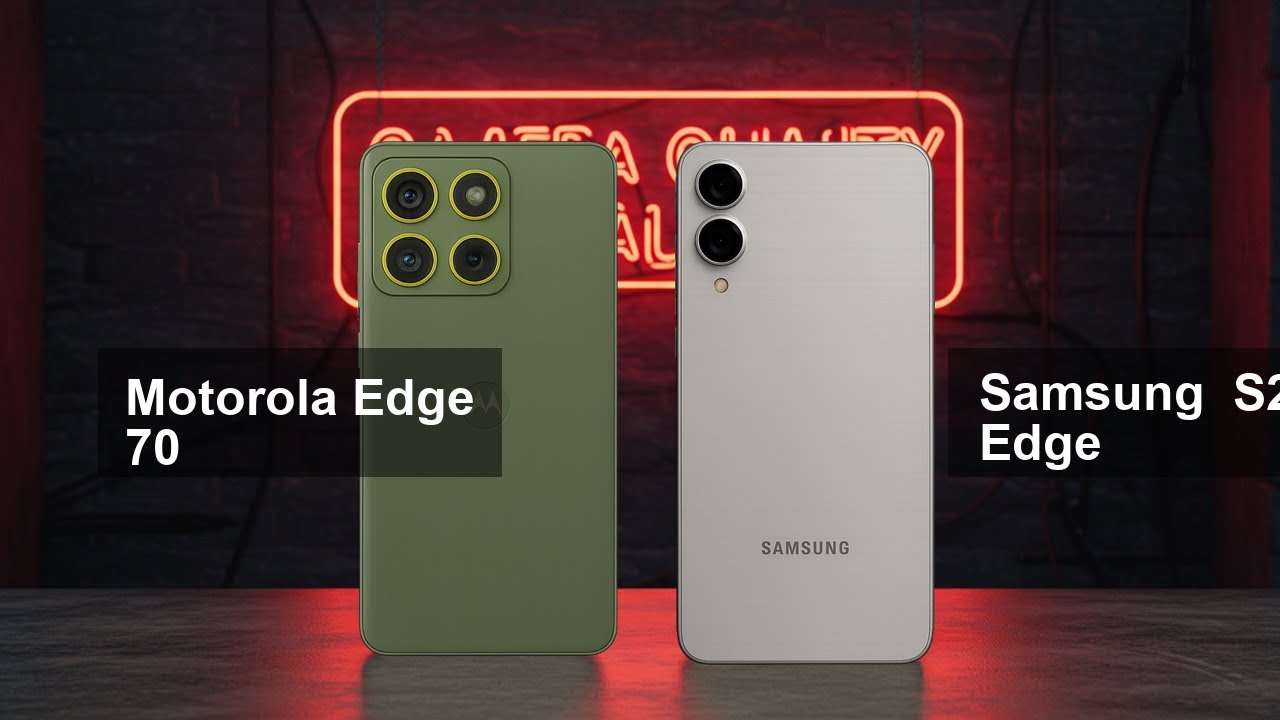 Motorola Edge 70 vs Samsung Galaxy S25 Edge Motorola Edge 70 vs Samsung Galaxy S25 Edge