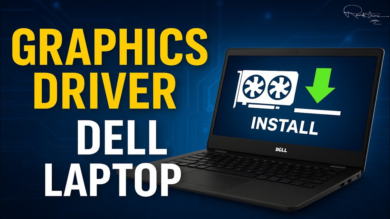 How to Download and install graphics driver in dell laptop | graphics in laptop in hindi How to Download and install graphics driver in dell laptop | graphics in laptop in hindi