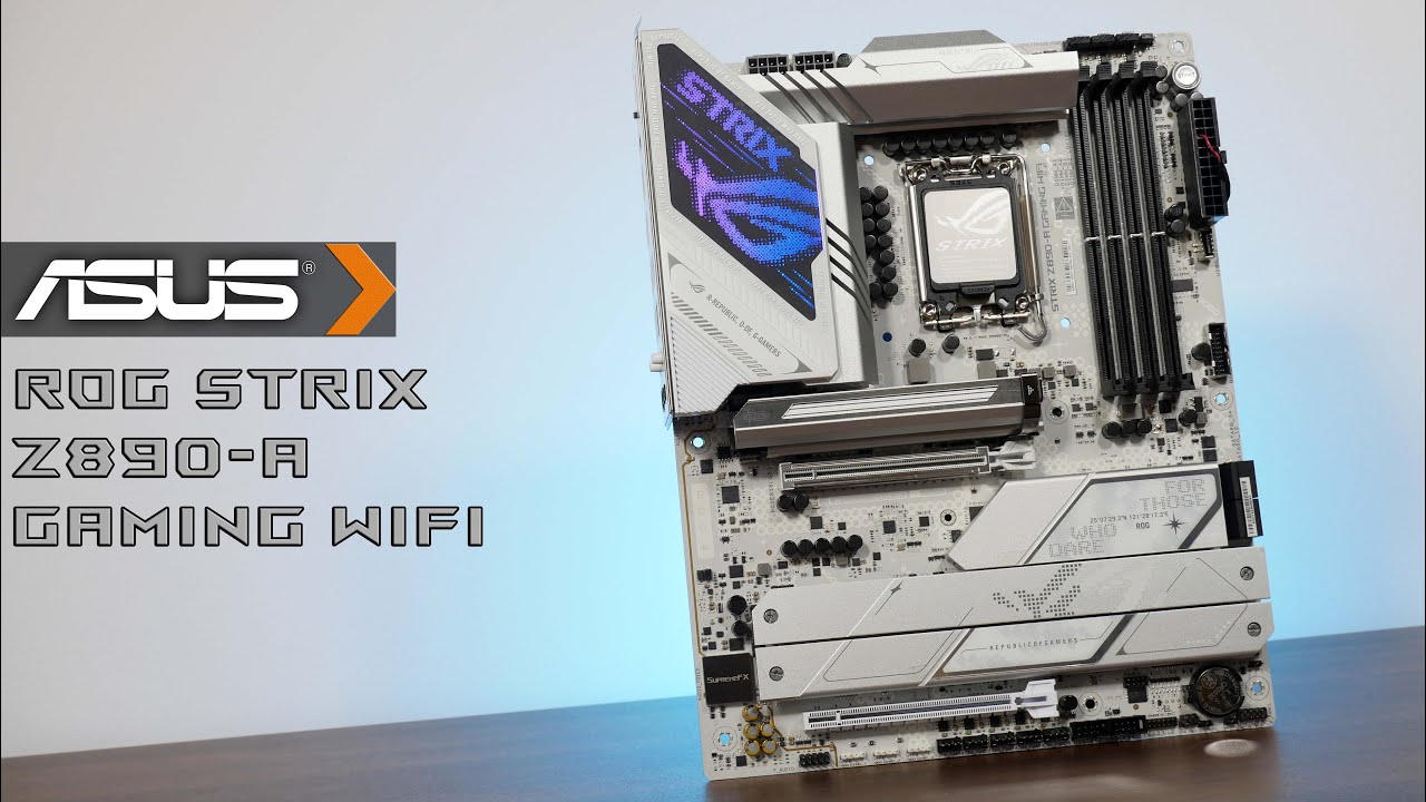 Great for Core Ultra 200 PC builds in white? ASUS ROG Strix Z890-A GAMING WIFI Unboxing & Overview Great for Core Ultra 200 PC builds in white? ASUS ROG Strix Z890-A GAMING WIFI Unboxing & Overview