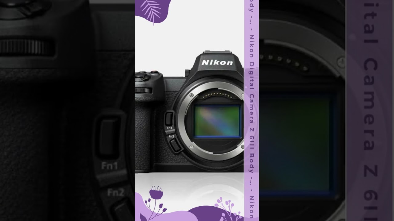 Nikon Digital Camera Z 6iii Body – Kamera tanpa cermin full -frame dengan sensor 24.5MP, video UHD 4K, … Nikon Digital Camera Z 6iii Body – Kamera tanpa cermin full -frame dengan sensor 24.5MP, video UHD 4K, …