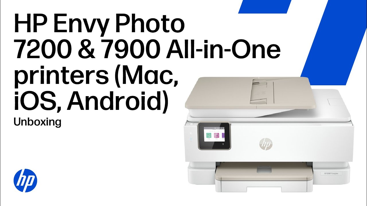 Unbox and set up (Mac, iOS, Android) | HP Envy Photo 7200 & 7900 All-in-One printer series Unbox and set up (Mac, iOS, Android) | HP Envy Photo 7200 & 7900 All-in-One printer series