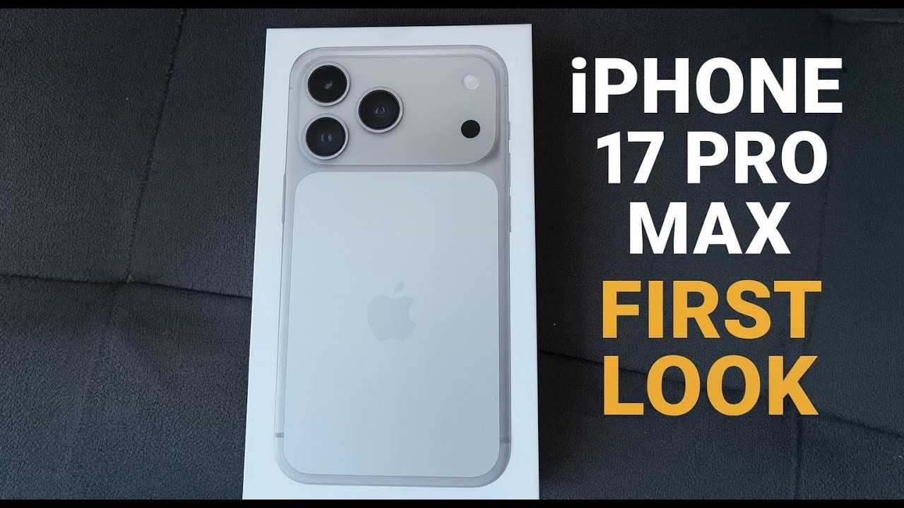 Apple iPhone 17 Pro Max Unboxing (Quick Look + Design First Impressions) #iphone17promax Apple iPhone 17 Pro Max Unboxing (Quick Look + Design First Impressions) #iphone17promax