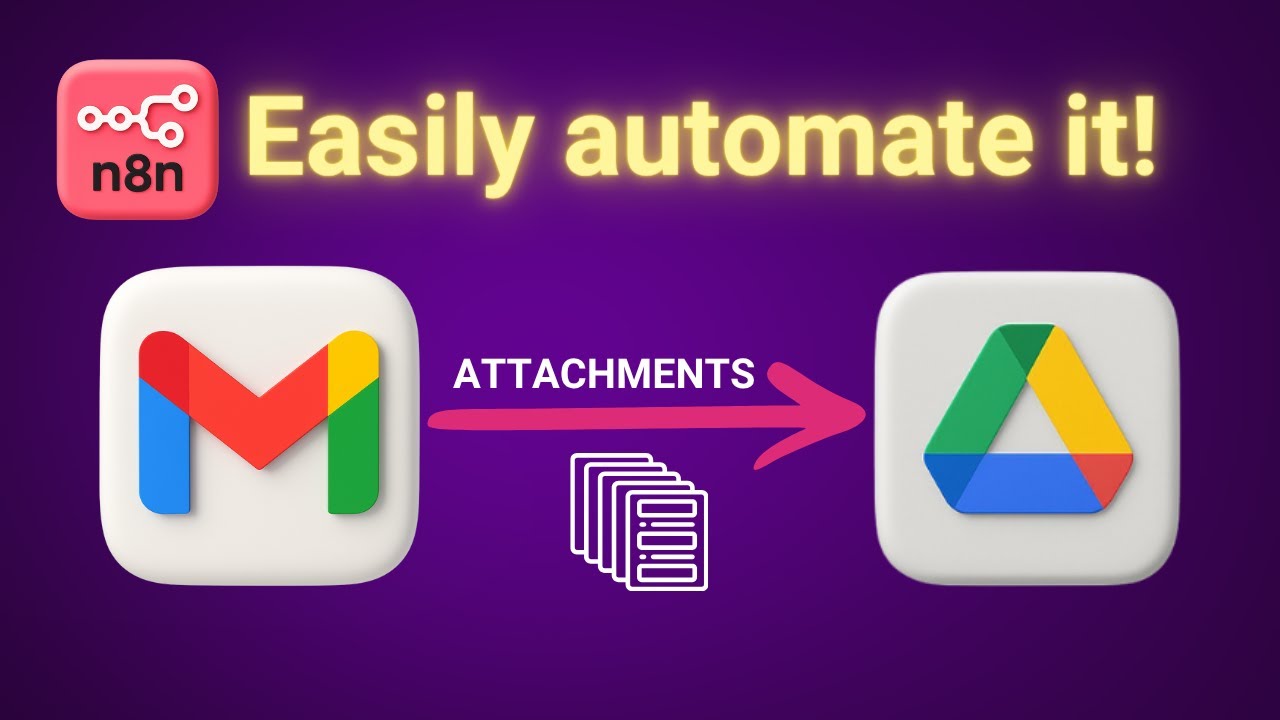 How to Auto-Save Email Attachments to Google Drive from Gmail | n8n AI Automation Beginners Tutorial How to Auto-Save Email Attachments to Google Drive from Gmail | n8n AI Automation Beginners Tutorial