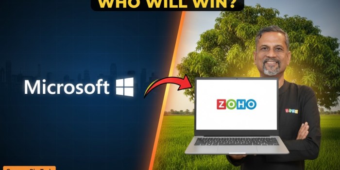 Microsoft vs Zoho: Will Indian Gaon win? Microsoft vs Zoho: Will Indian Gaon win?