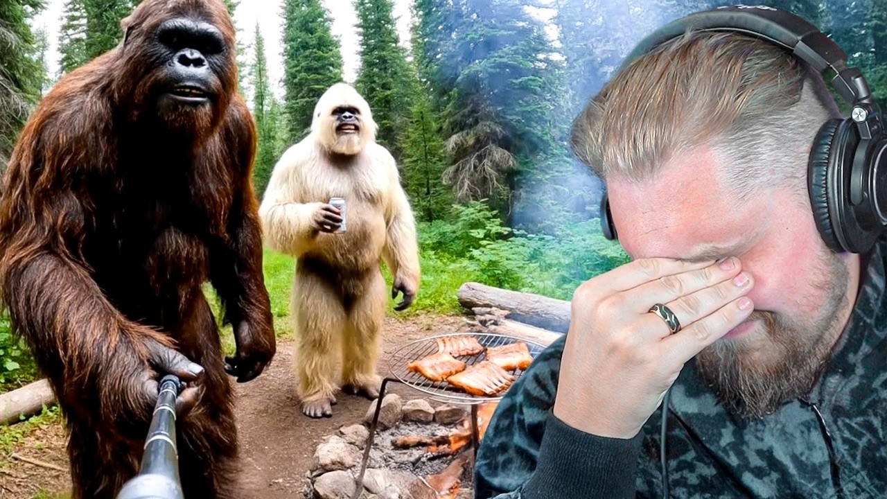AI Bigfoot Vlogs histeris AI Bigfoot Vlogs histeris