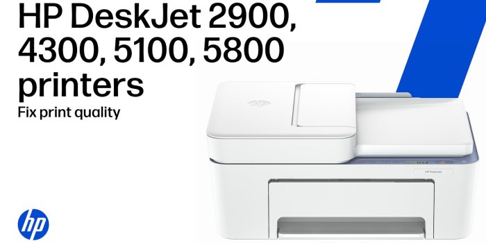 Fix print quality issues | HP DeskJet 2900, 4300, 5100, 5800 printer series Fix print quality issues | HP DeskJet 2900, 4300, 5100, 5800 printer series