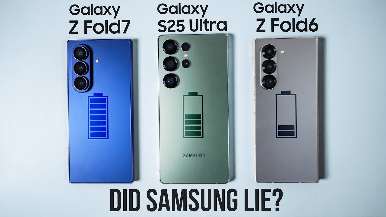 Samsung Galaxy Z Fold 7 Vs S25 Ultra Vs Lipatan 6 – Uji pembuangan baterai Samsung Galaxy Z Fold 7 Vs S25 Ultra Vs Lipatan 6 – Uji pembuangan baterai