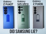 Samsung Galaxy Z Fold 7 Vs S25 Ultra Vs Lipatan 6 – Uji pembuangan baterai Samsung Galaxy Z Fold 7 Vs S25 Ultra Vs Lipatan 6 – Uji pembuangan baterai