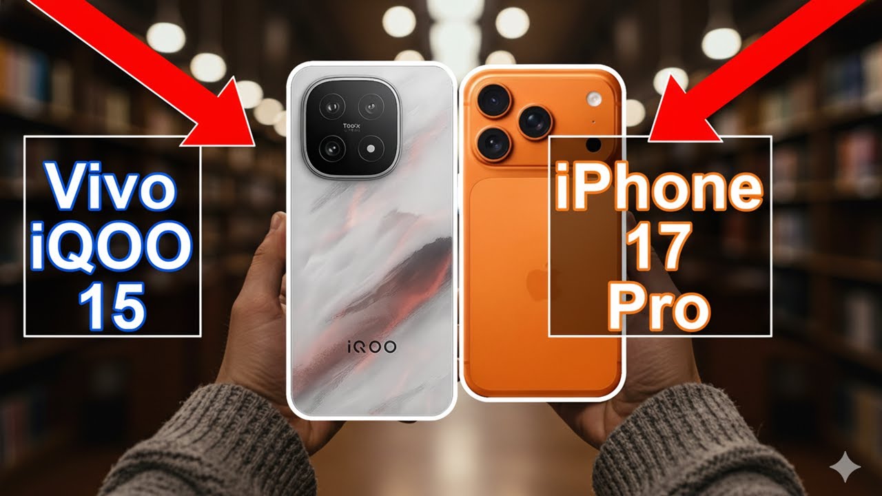 Vivo iQOO 15 vs iPhone 17 Pro Vivo iQOO 15 vs iPhone 17 Pro