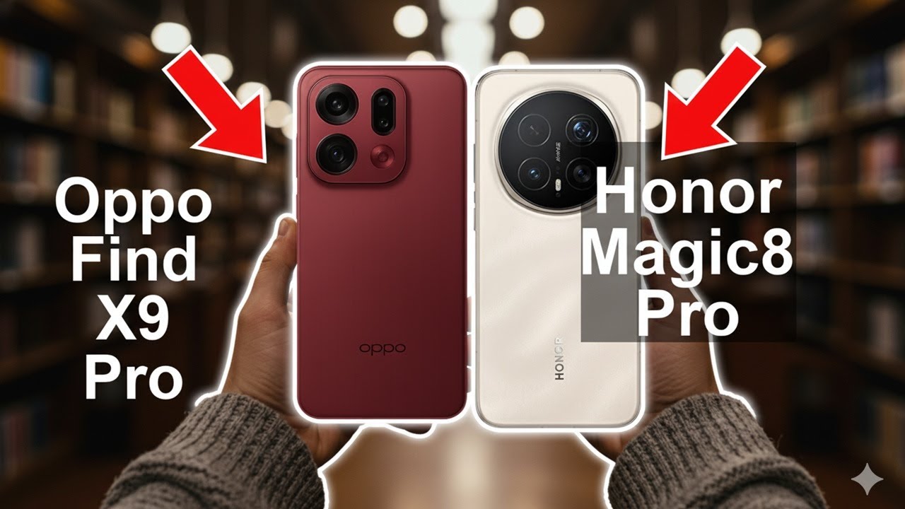 Oppo Find X9 Pro vs Honor Magic8 Pro Oppo Find X9 Pro vs Honor Magic8 Pro