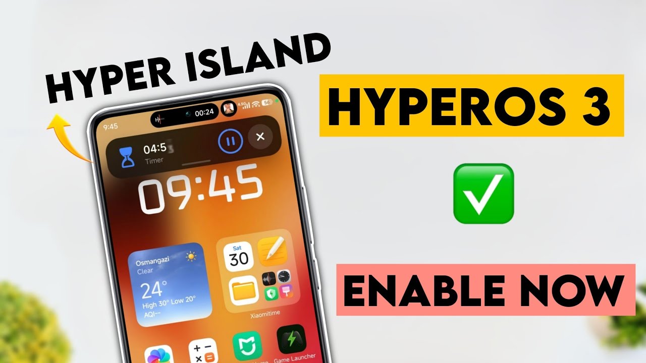 INSTALL NOW  | HyperOS 3 Dynamic Island In Any Xiaomi, Redmi & Poco Phone’s | Hyperos 2 also Working INSTALL NOW  | HyperOS 3 Dynamic Island In Any Xiaomi, Redmi & Poco Phone’s | Hyperos 2 also Working