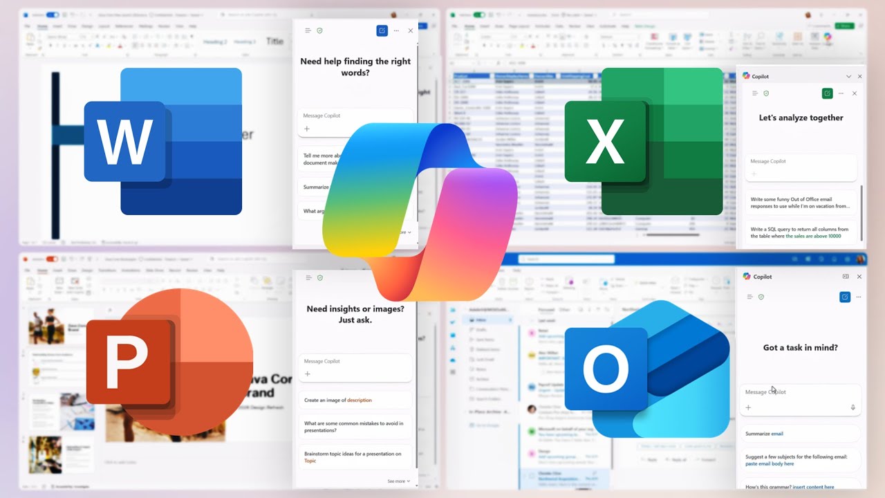 Copilot now included with Word, Excel, PowerPoint, Outlook & OneNote | Microsoft 365 & Office 365 Copilot now included with Word, Excel, PowerPoint, Outlook & OneNote | Microsoft 365 & Office 365