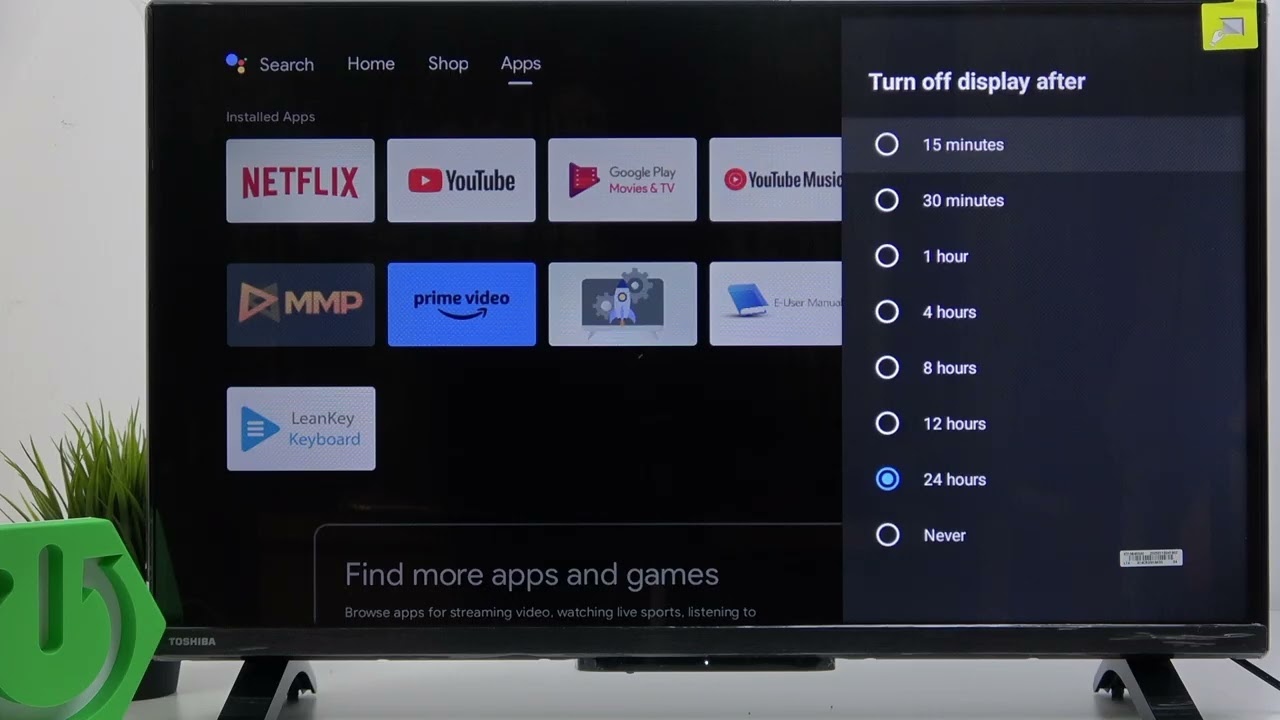 TOSHIBA Android TV – How to Set Auto Off Time TOSHIBA Android TV – How to Set Auto Off Time