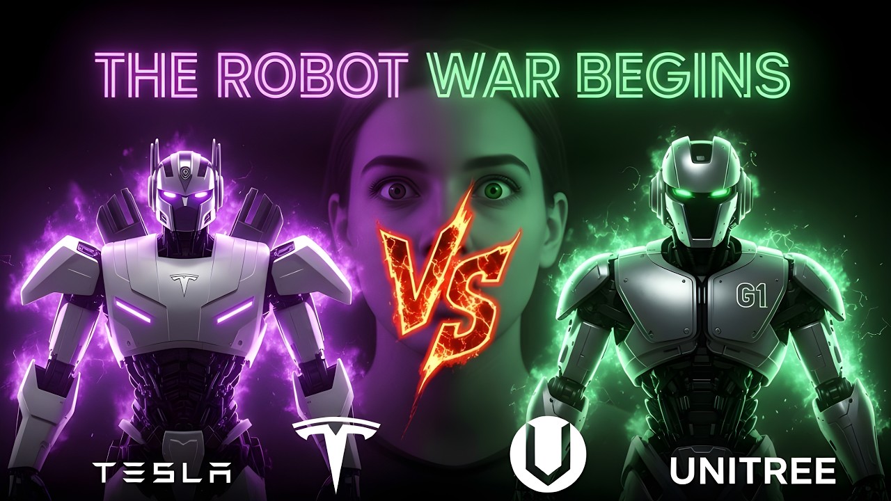Tesla’s Optimus vs Unitree G1: The Ultimate AI Robot Showdown! Tesla’s Optimus vs Unitree G1: The Ultimate AI Robot Showdown!