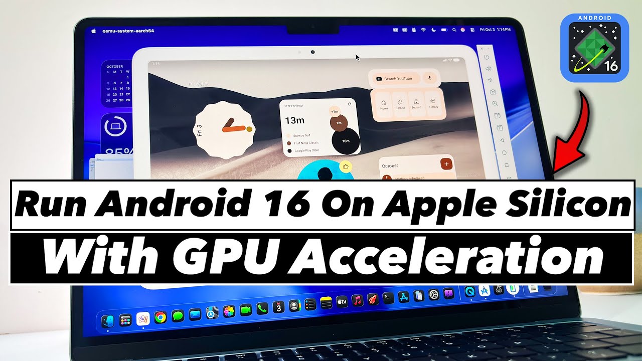 Install Android 16 on Mac (M1, M2, M3, M4) // Run Android 16 on Apple Silicon W/ Android Studio Install Android 16 on Mac (M1, M2, M3, M4) // Run Android 16 on Apple Silicon W/ Android Studio